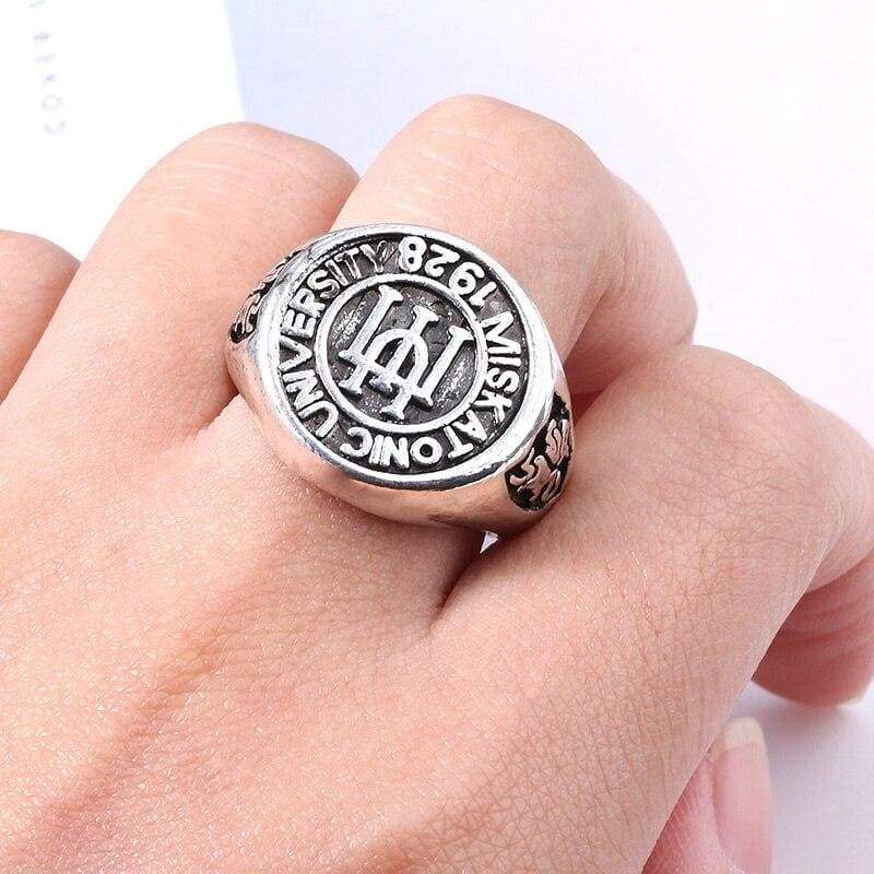 Anel Antigo Da Universidade Americana