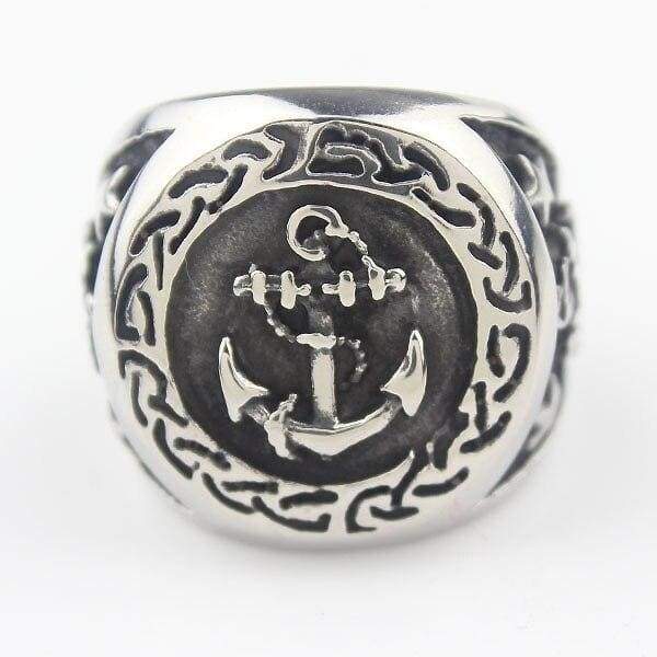 Anel Vintage Da Marinha Dos Eua