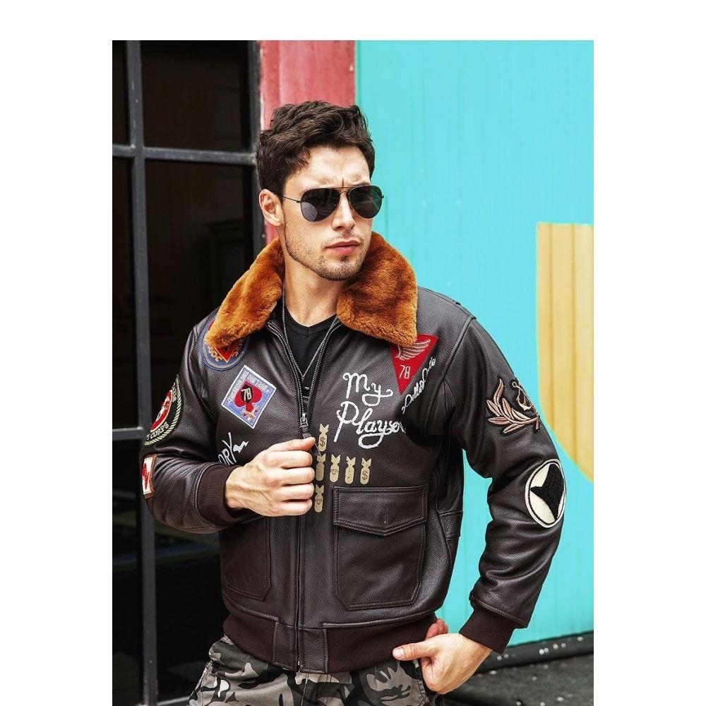 Jaqueta Bomber Americana Vintage Da Segunda Guerra Mundial