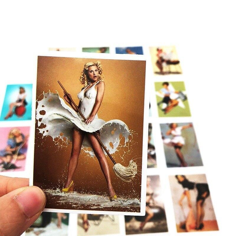 Adesivos Vintage Bomber Pin Up Girl