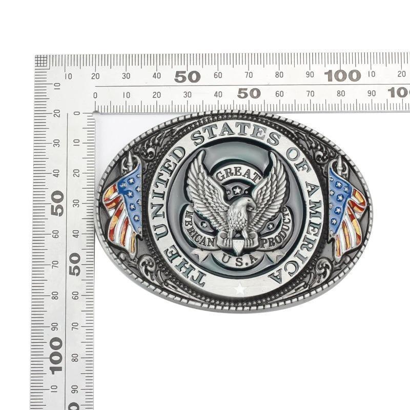 Fivela De Cinto Vintage Americano