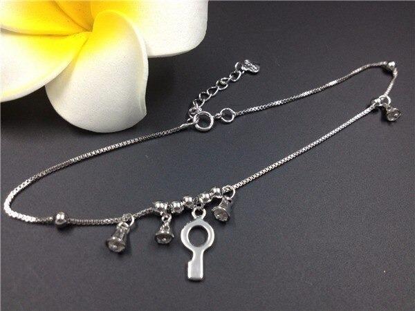 Pulseira Vintage De Prata Indiana No Tornozelo