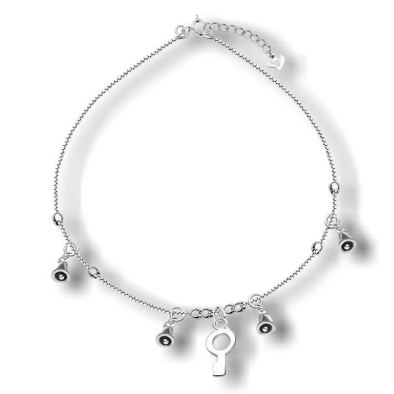 Pulseira Vintage De Prata Indiana No Tornozelo