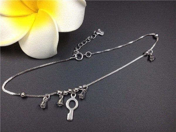 Pulseira Vintage De Prata Indiana No Tornozelo