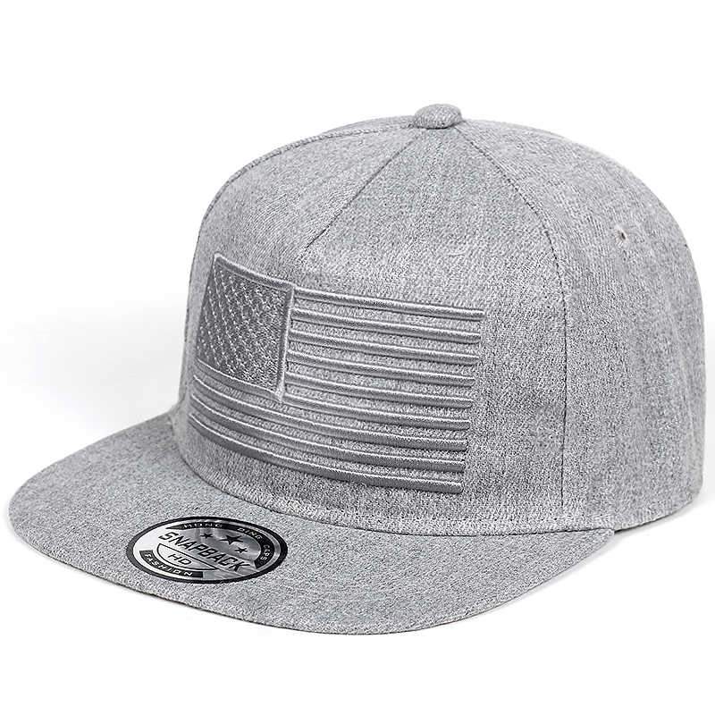 Boné De Viseira Plano Vintage Americano