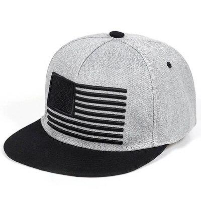 Boné De Viseira Plano Vintage Americano