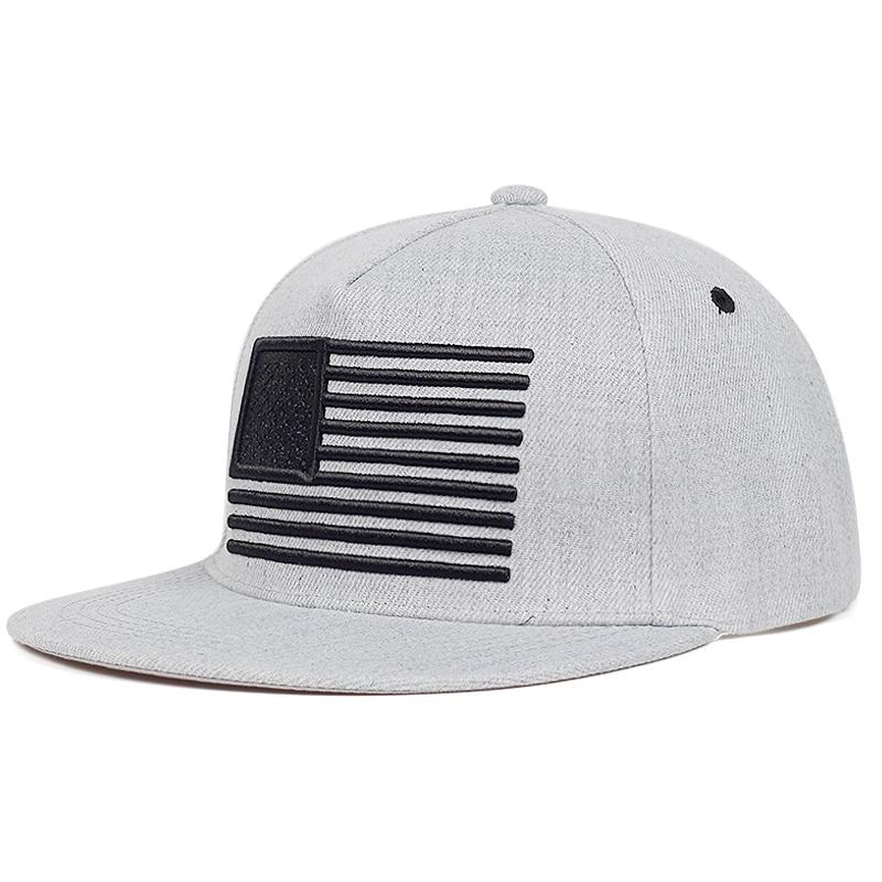 Boné De Viseira Plano Vintage Americano