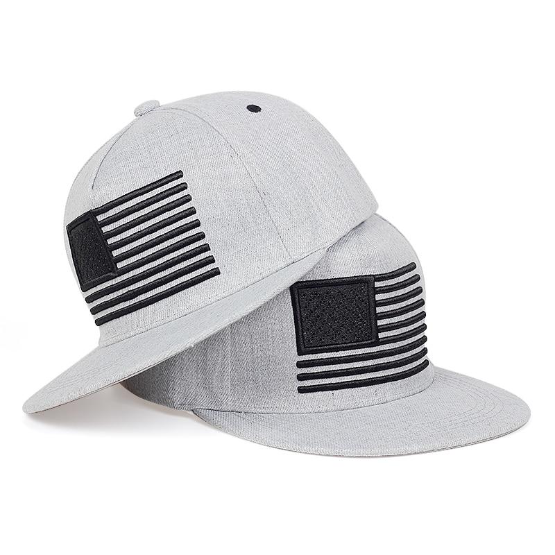 Boné De Viseira Plano Vintage Americano