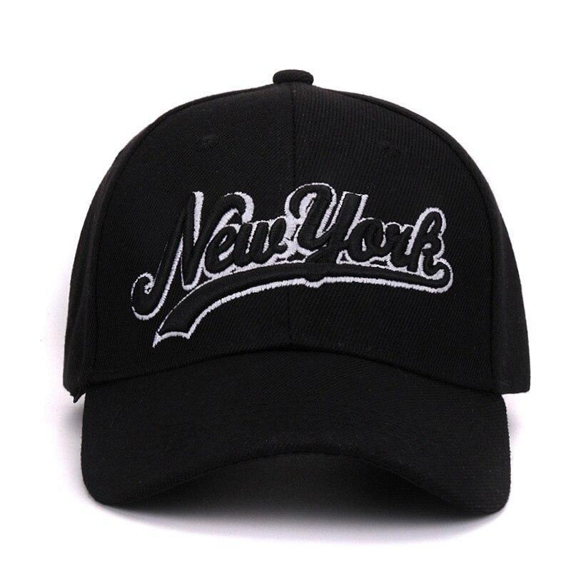 Boné Ajustável Vintage New York Preto