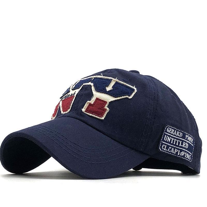 Boné Vintage Com Bandeira Americana De Ny