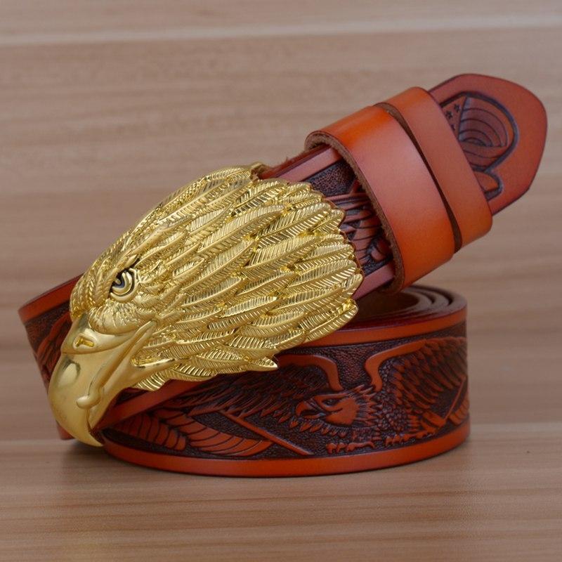 Cinto De Couro Vintage Americano