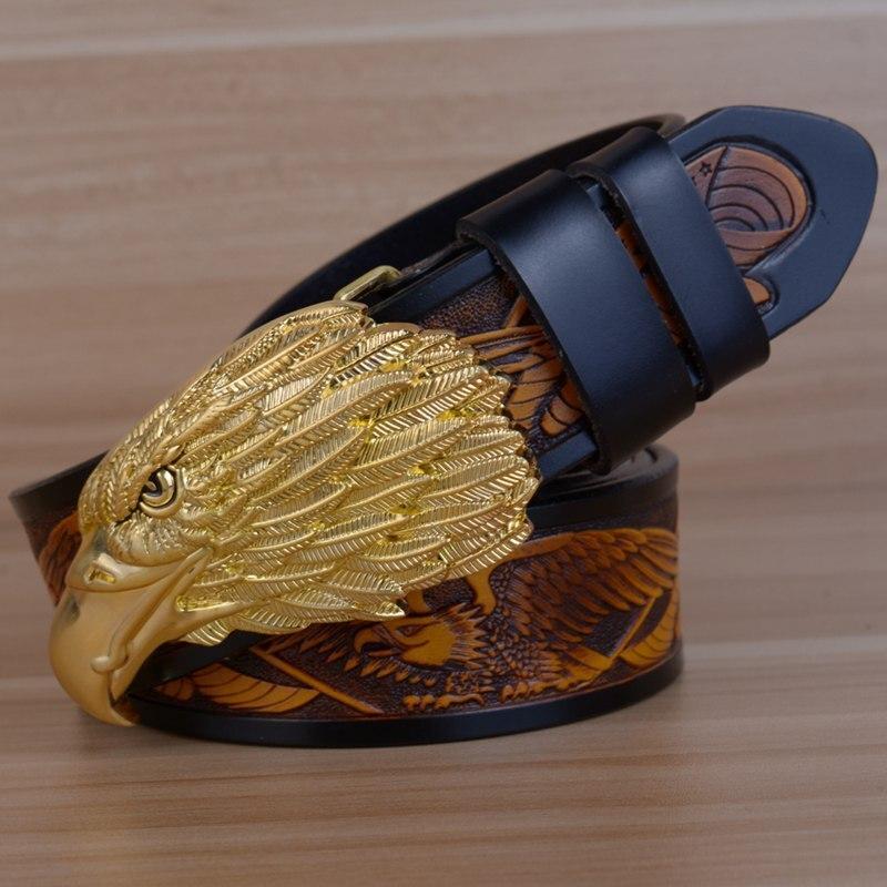 Cinto De Couro Vintage Americano