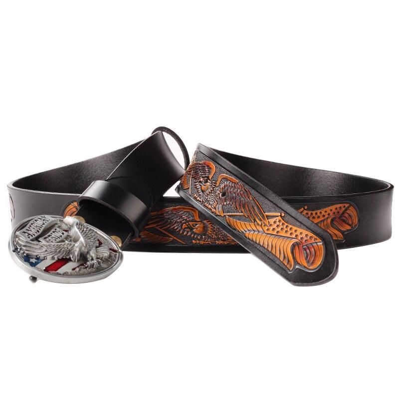 Cinto De Couro Masculino Vintage