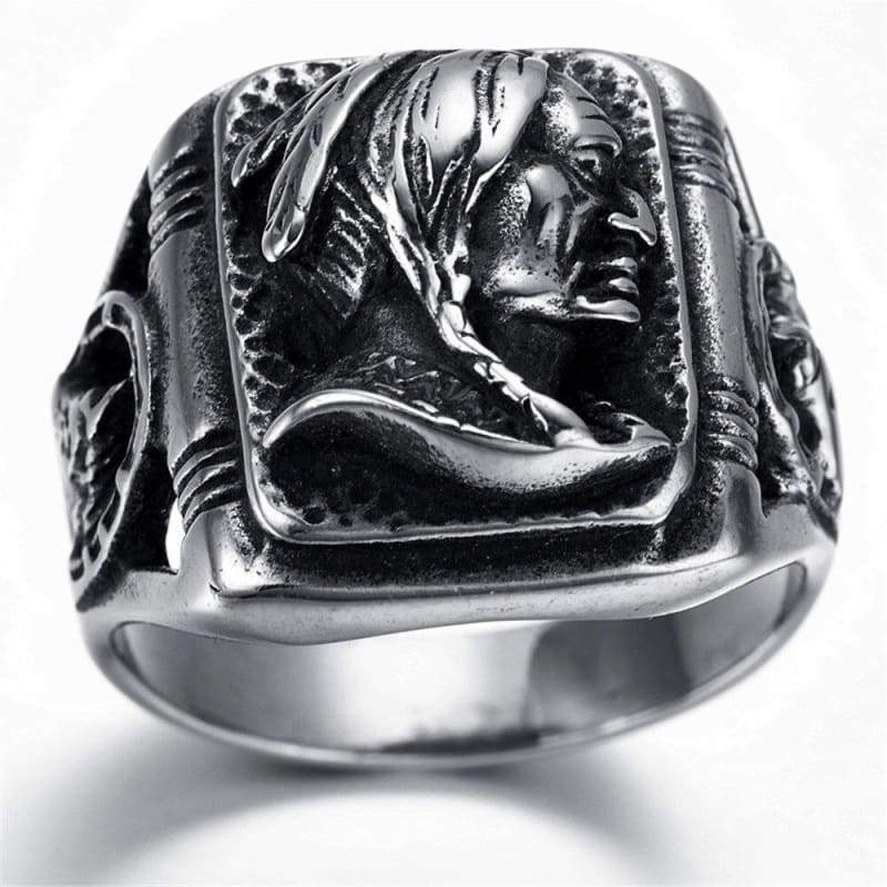 Anel De Sinete Vintage Indiano