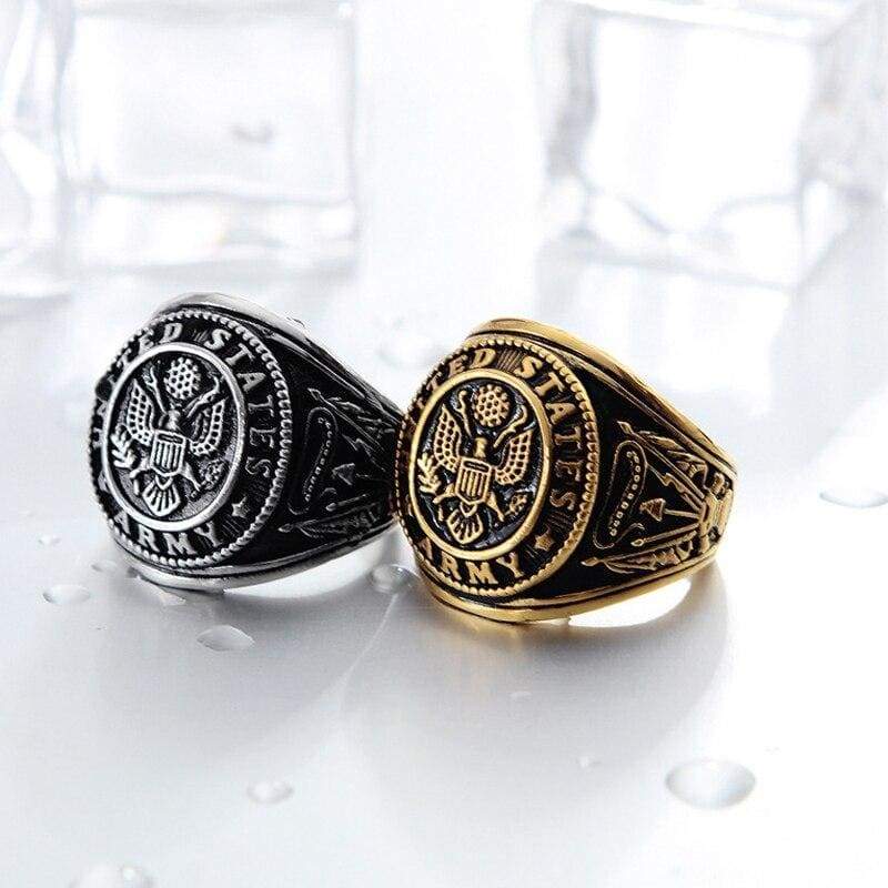 Anel De Sinete Vintage Marine Nationale