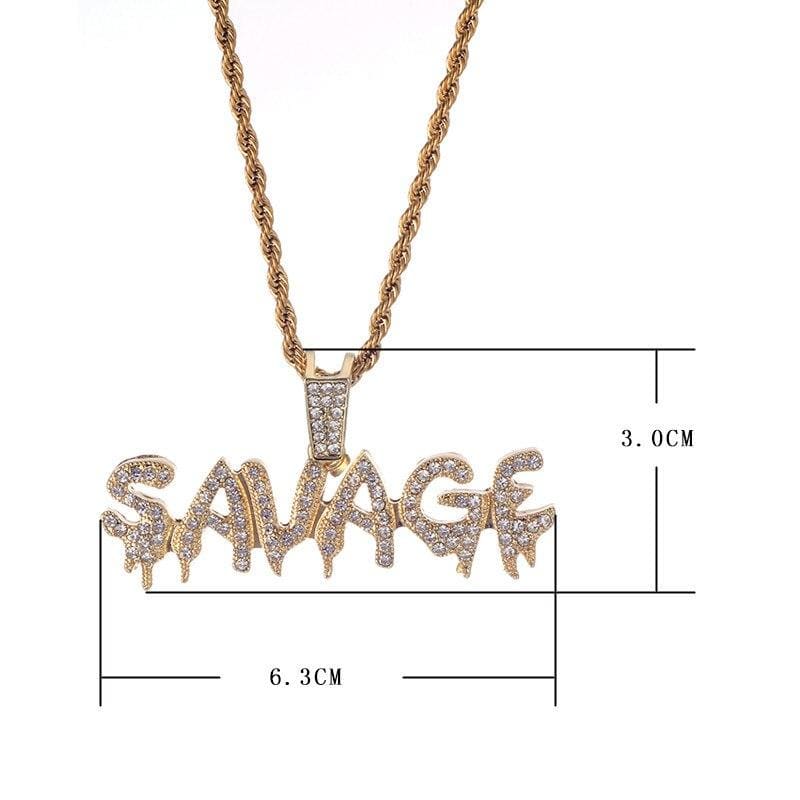 Colar Vintage Bling Bling Rap