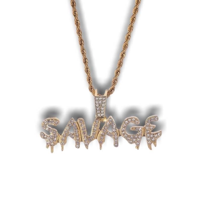 Colar Vintage Bling Bling Rap