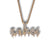 Colar Vintage Bling Bling Rap