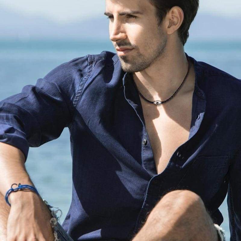 Colar Vintage Chique Hippie Masculino