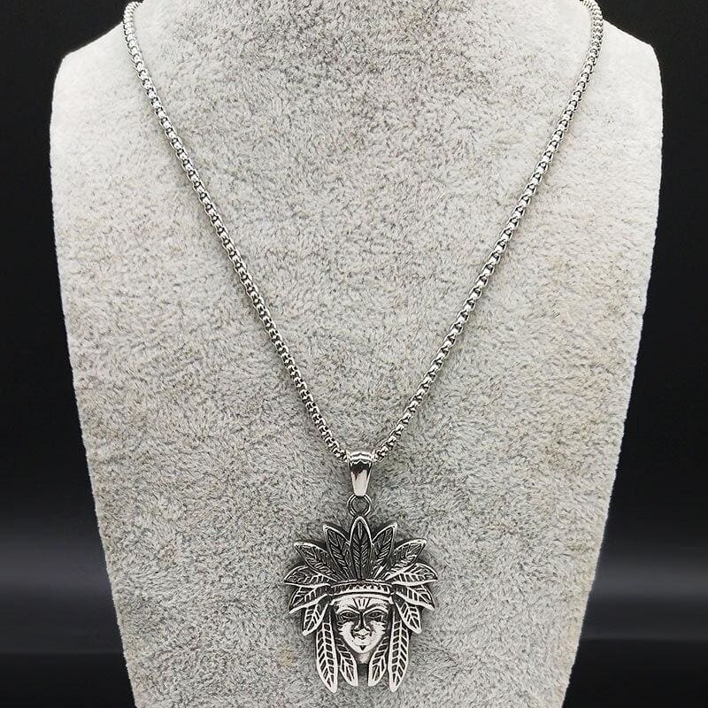 Colar Vintage Feminino Índio Americano