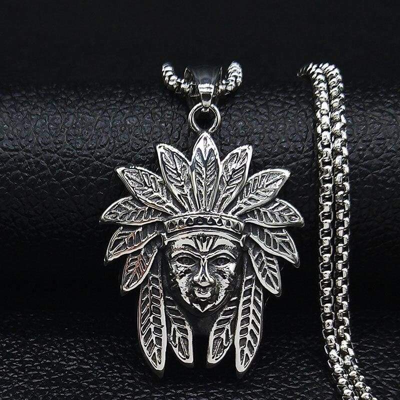 Colar Vintage Feminino Índio Americano