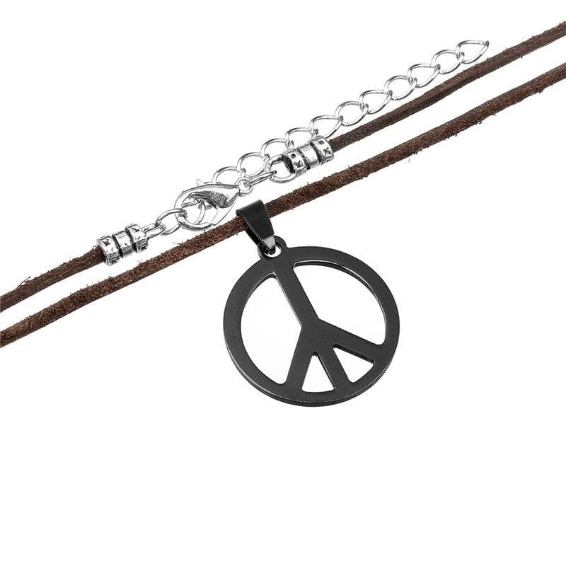 Colar Vintage Paz E Amor
