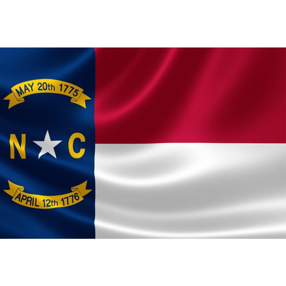 Bandeira Vintage Da Carolina Do Norte