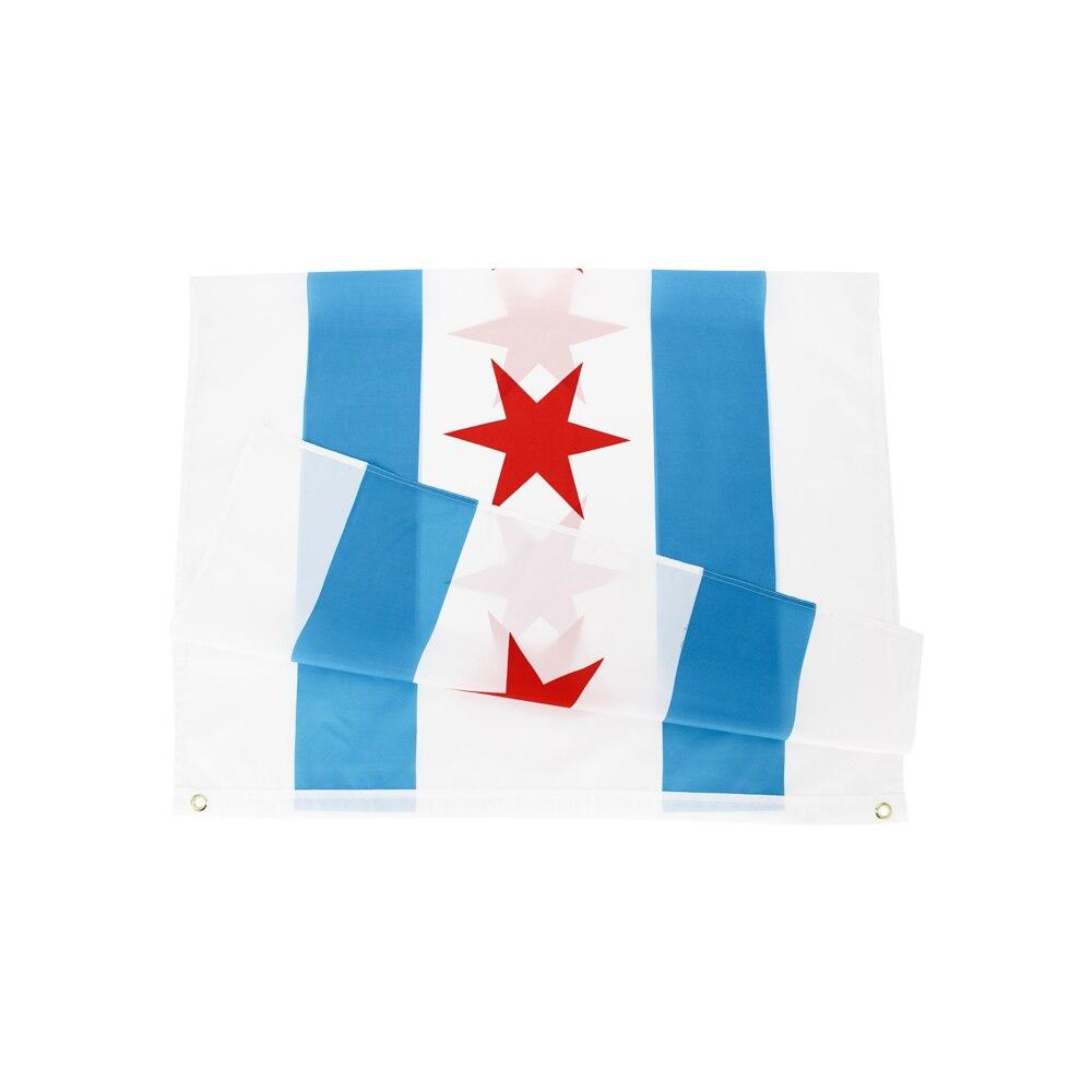 Bandeira Vintage De Chicago