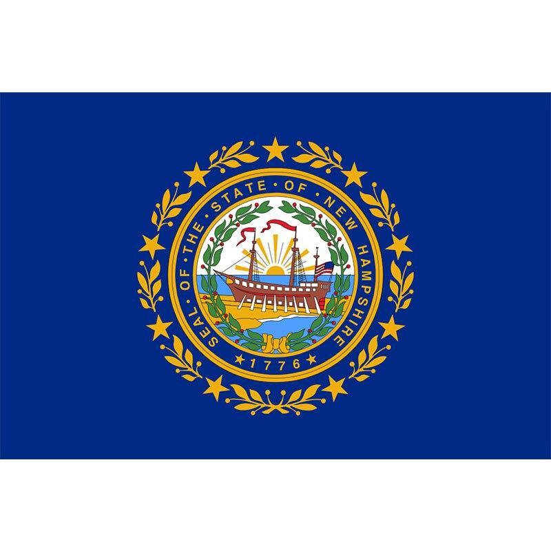 Bandeira Vintage De New Hampshire