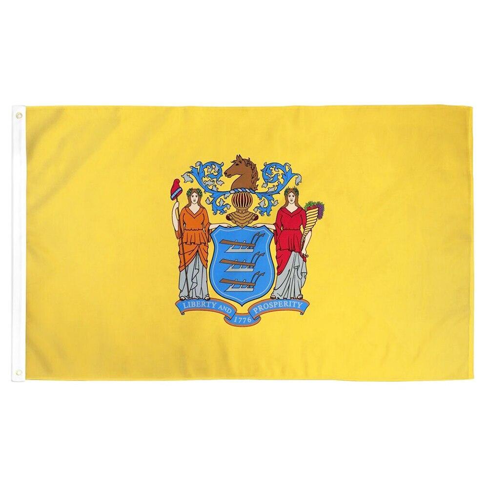 Bandeira Vintage De Nova Jersey