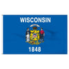 Bandeira Vintage De Wisconsin
