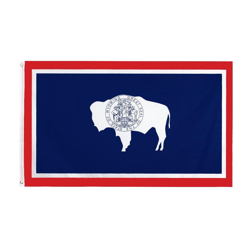 Bandeira Vintage De Wyoming
