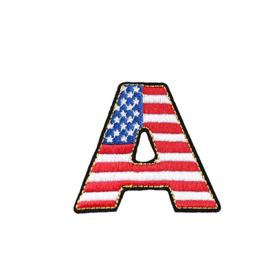 Patch De Bandeira Americana Vintage