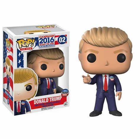 Estatueta Vintage Pop Donald Trump
