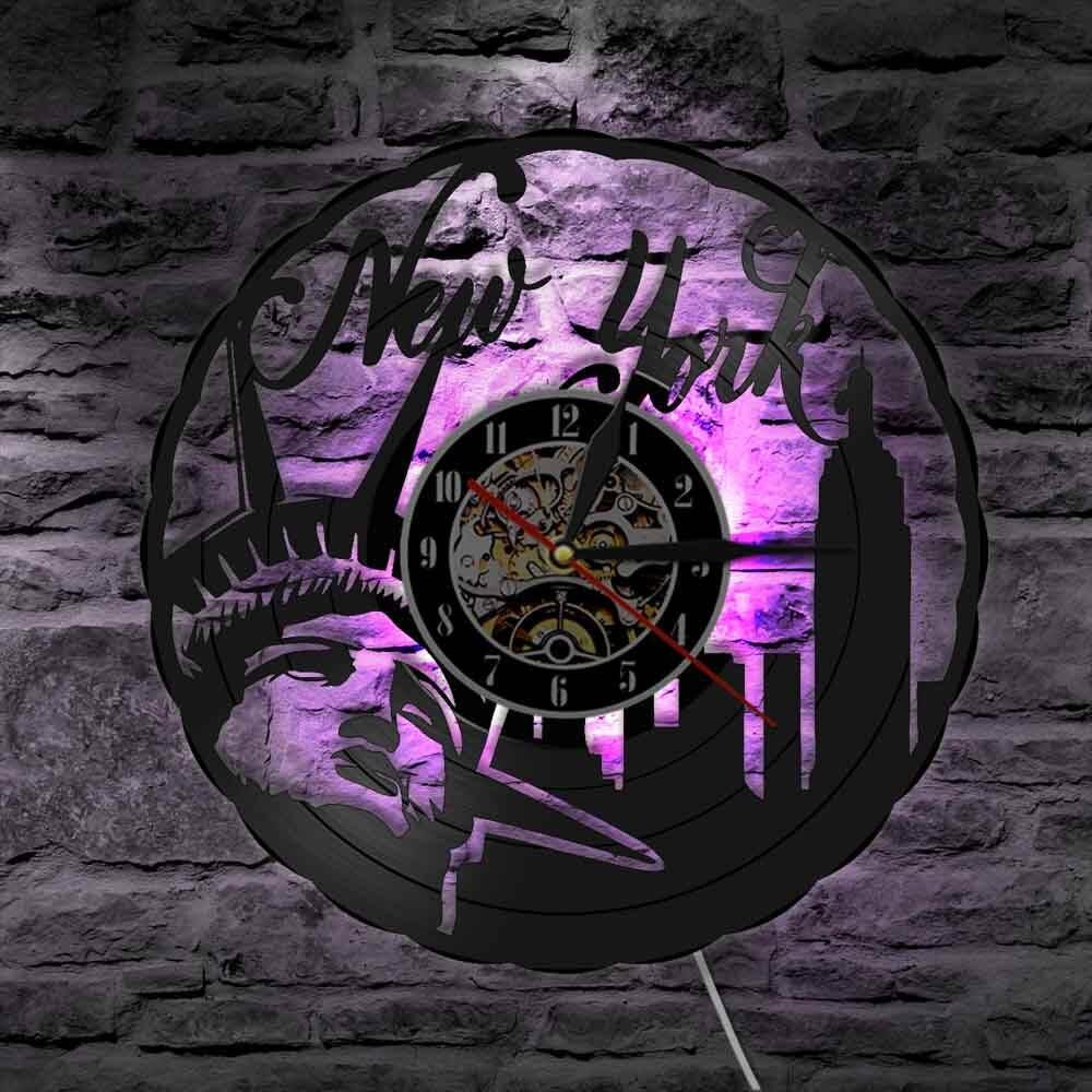 Relógio De Parede Vintage Com Design De Nova York