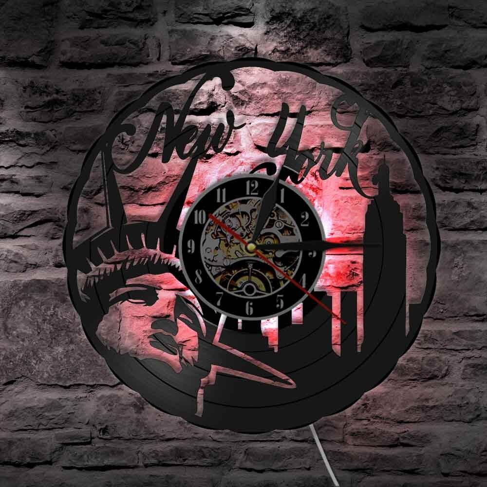 Relógio De Parede Vintage Com Design De Nova York