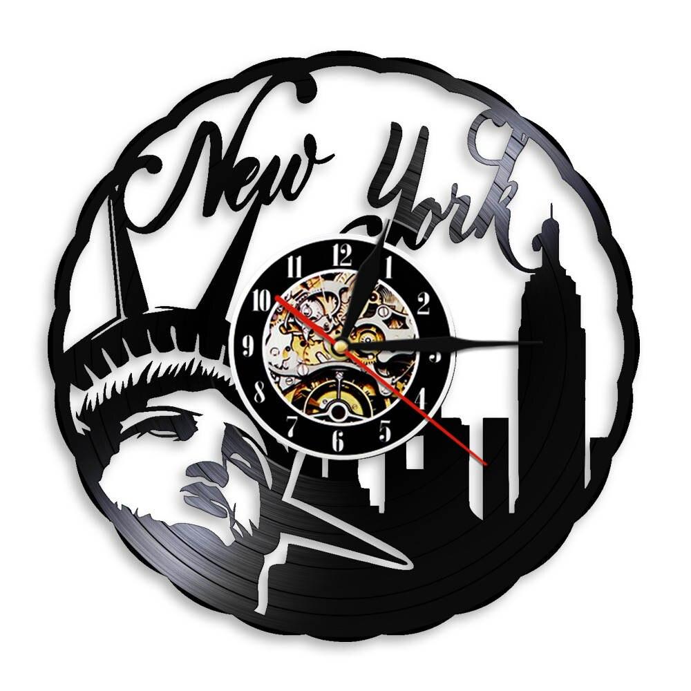 Relógio De Parede Vintage Com Design De Nova York
