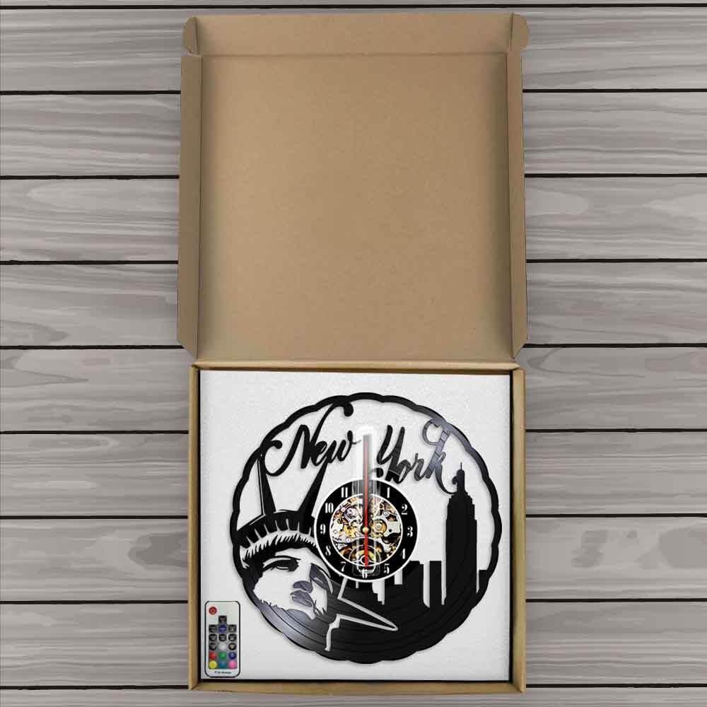 Relógio De Parede Vintage Com Design De Nova York