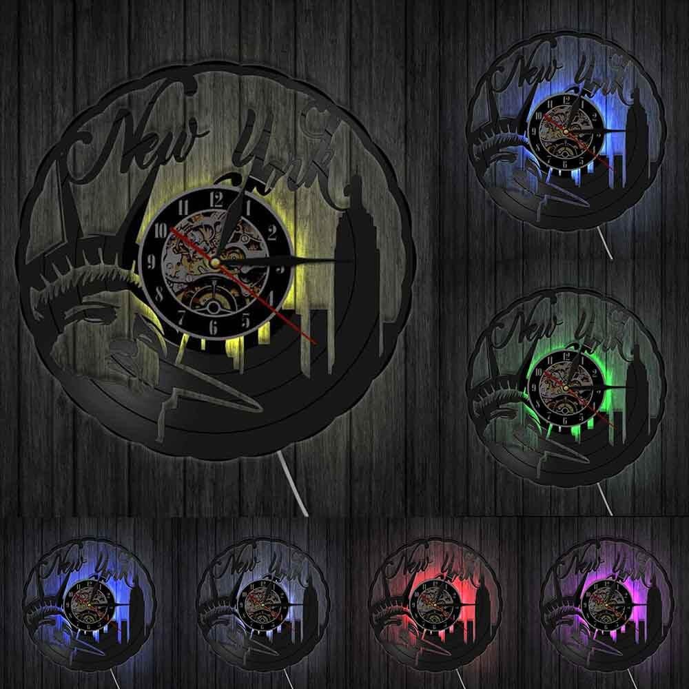 Relógio De Parede Vintage Com Design De Nova York