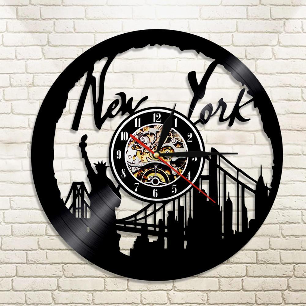 Relógio De Parede Vintage Nova York