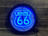 Relógio Vintage Neon Route 66