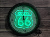 Relógio Vintage Neon Route 66