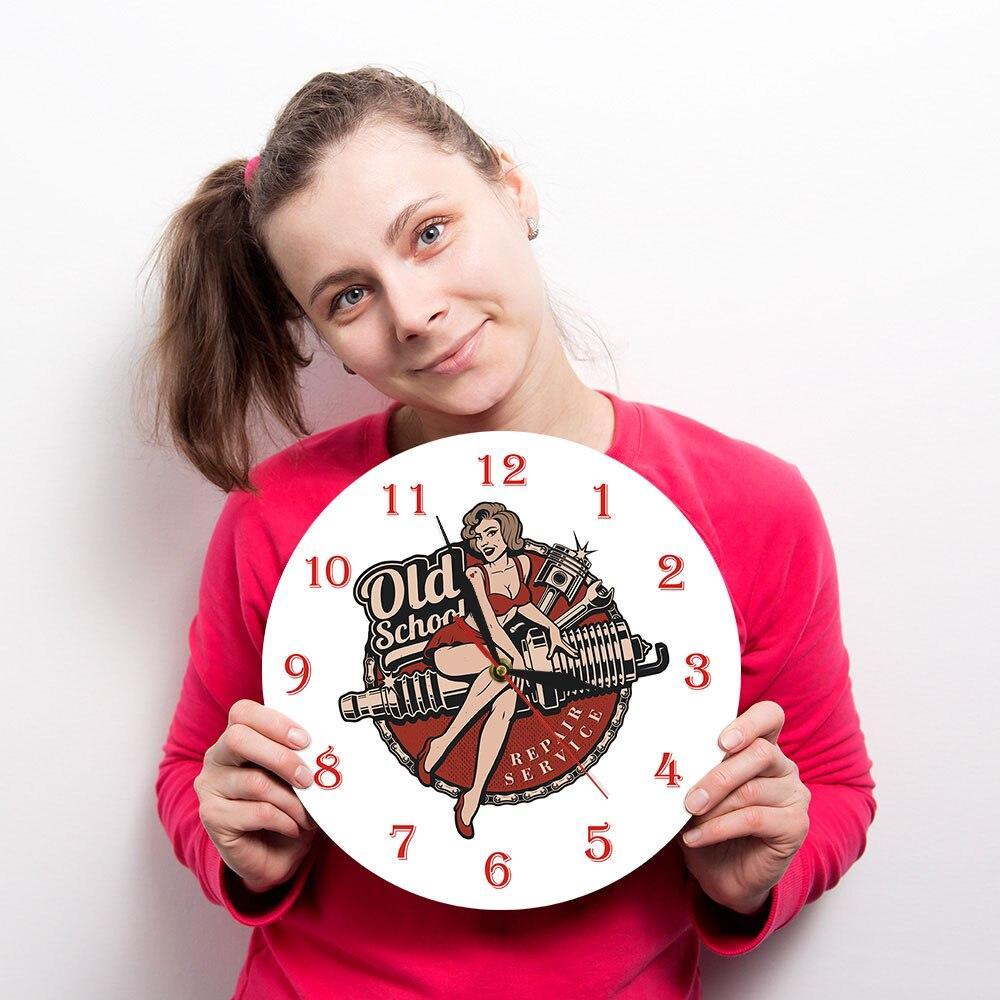 Relógio Pin-Up Vintage