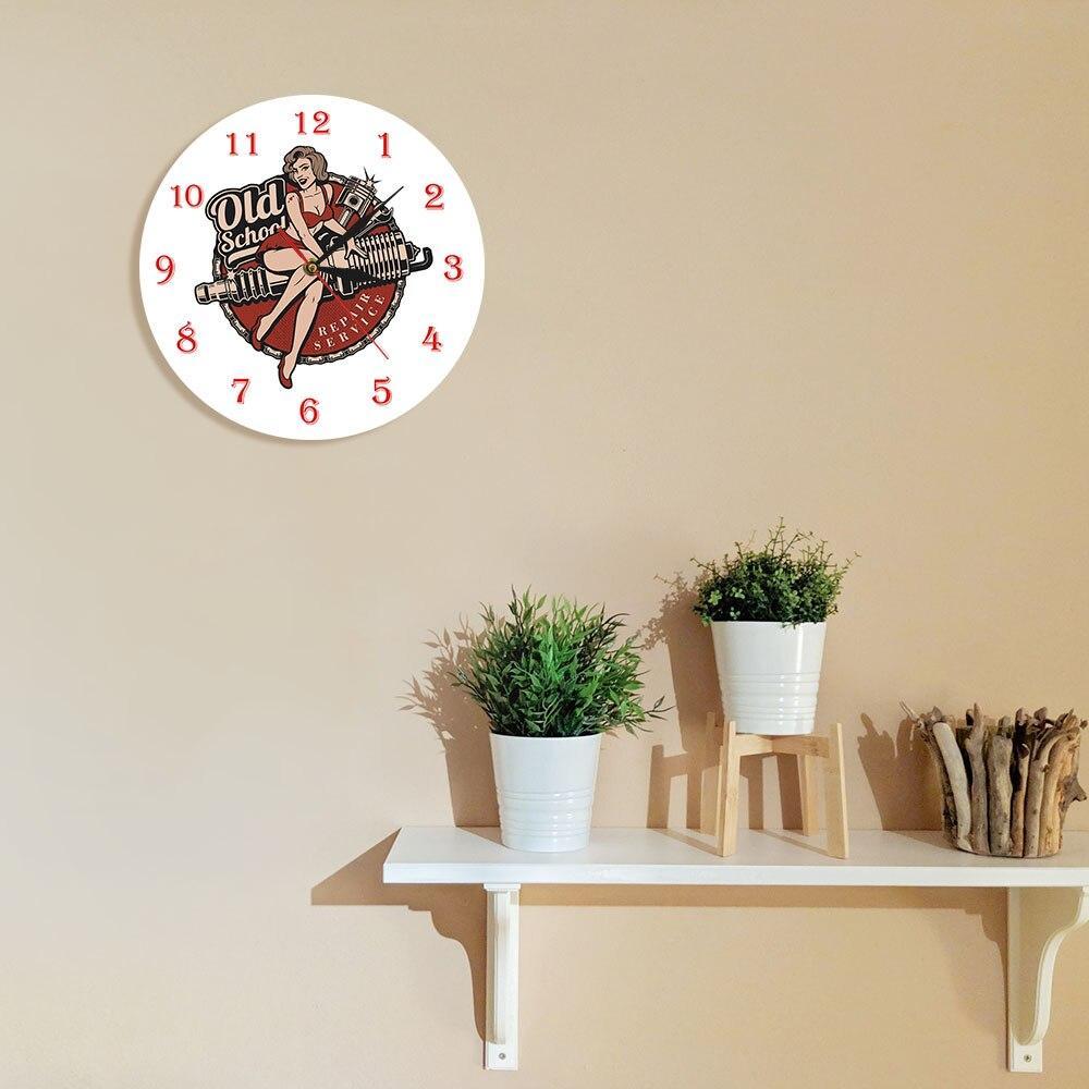 Relógio Pin-Up Vintage