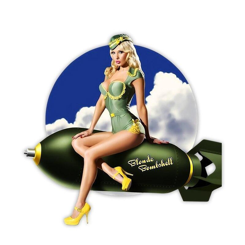 Adesivos Vintage Militares Pin Up