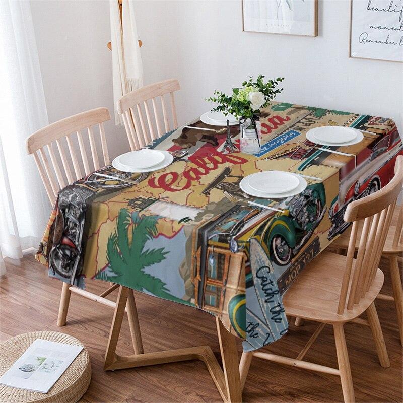 Toalha De Mesa Vintage Da Califórnia