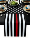 Toalha De Mesa Vintage Com Bandeira Americana