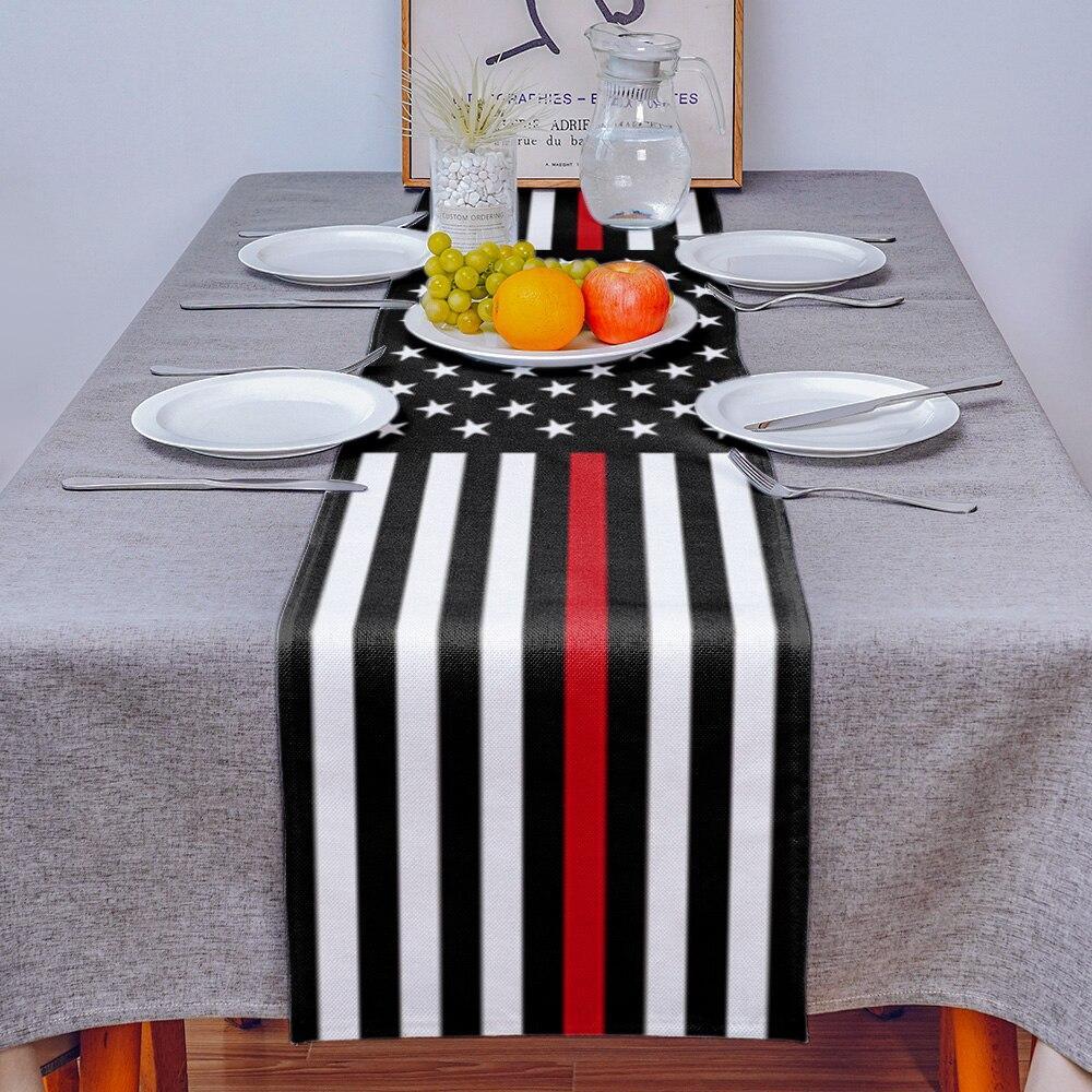 Toalha De Mesa Vintage Com Bandeira Americana