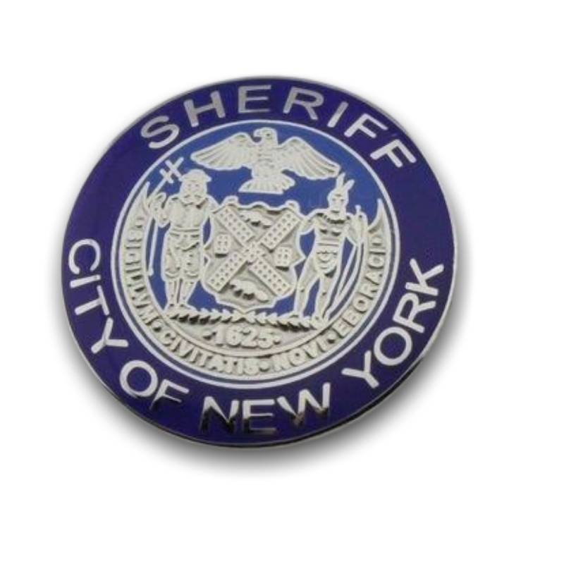 Distintivo Antigo Do Xerife Da Cidade De Nova York
