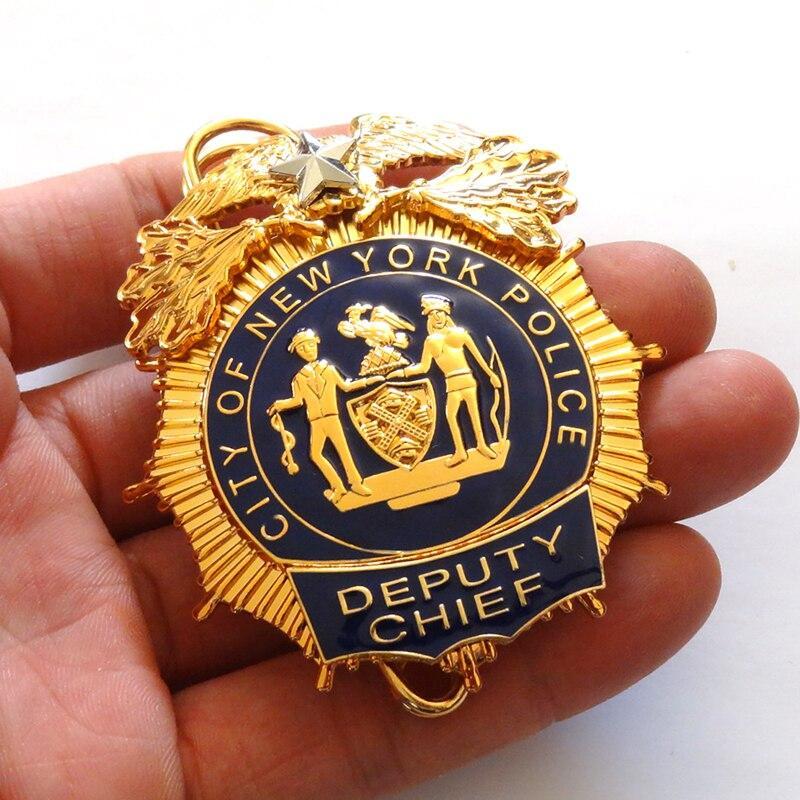 Distintivo Vintage Da Polícia De Nova York
